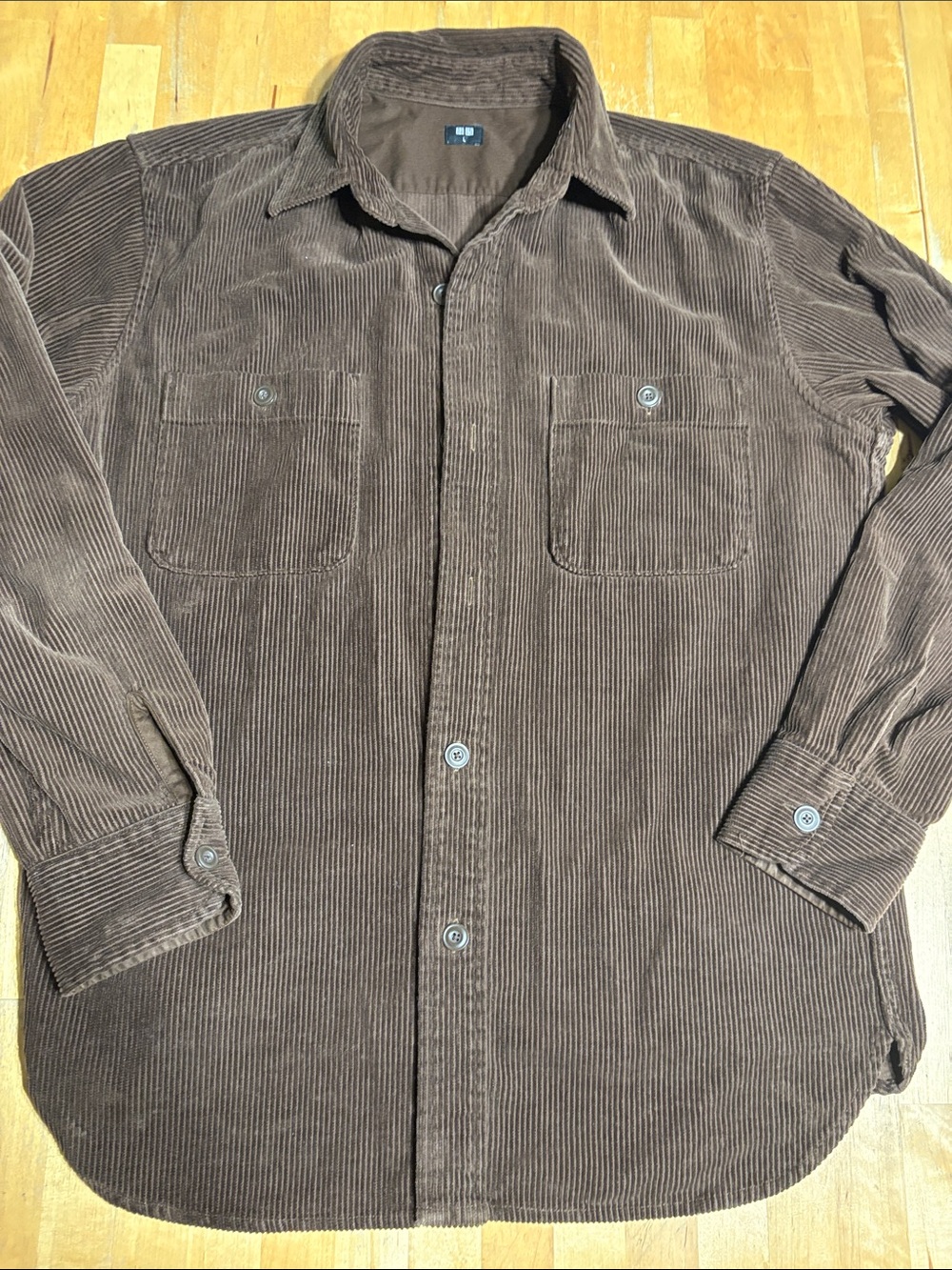 Uniqlo Brown Corduroy Overshirt
